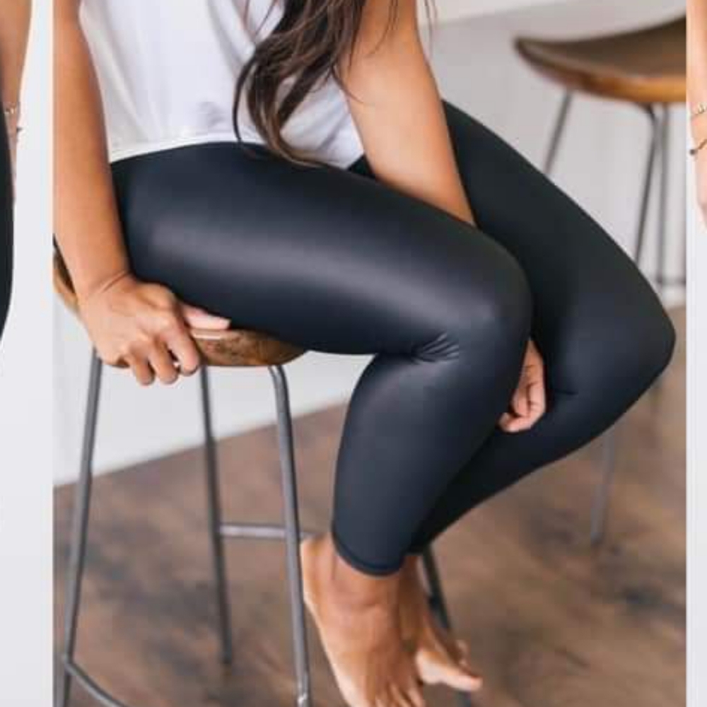 ZYIA Black Metallic light n tights size 6-8